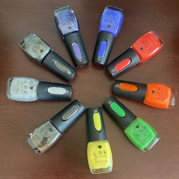 L·B·K 💅NAIL💅 LACQUER BUNDLE OF NINE COLORS 🌟NEW🌟 - Picture 4 of 17